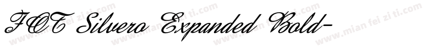 FOT Silvero Expanded Bold字体转换